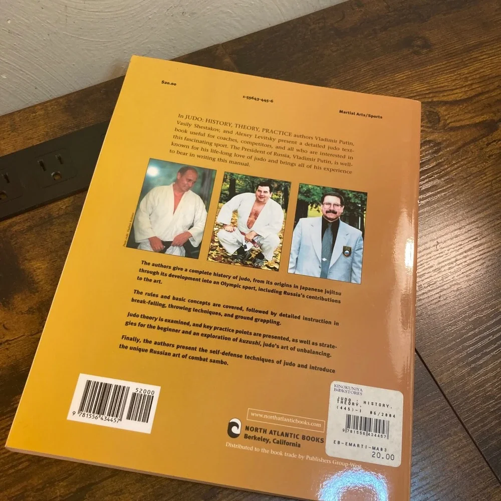 Judo History Theory Practice Vladimir Putin Shestakov Levitsky 2004 Paperback